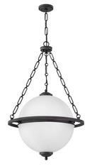 Hinkley Oil Rubbed Bronze 24-3/4 in. 100W 4-Light Medium E-26 Incandescent Pendant 