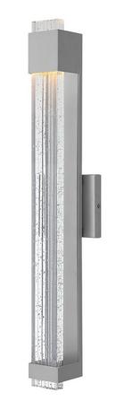 15W 1-Light LED Outdoor Wall Sconce in Titanium