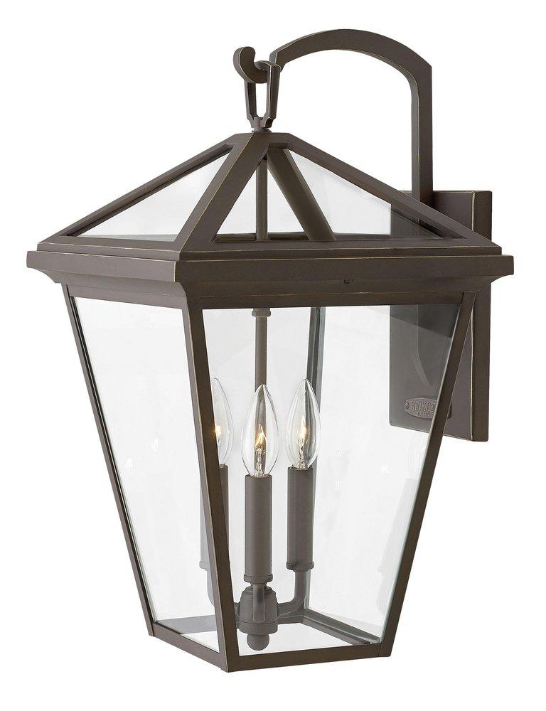 Hinkley Oil Rubbed Bronze 20-1/2 in. 60W 3-Light Outdoor Wall Sconce 