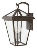 20-1/2 in. 60W 3-Light Outdoor Wall Sconce in Oil Rubbed Bronze