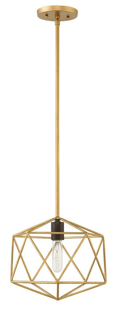 Hinkley Deluxe Gold 100W 1-Light Pendant 