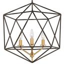 Hinkley Metallic Matte Bronze 60W 3-Light Chandelier 