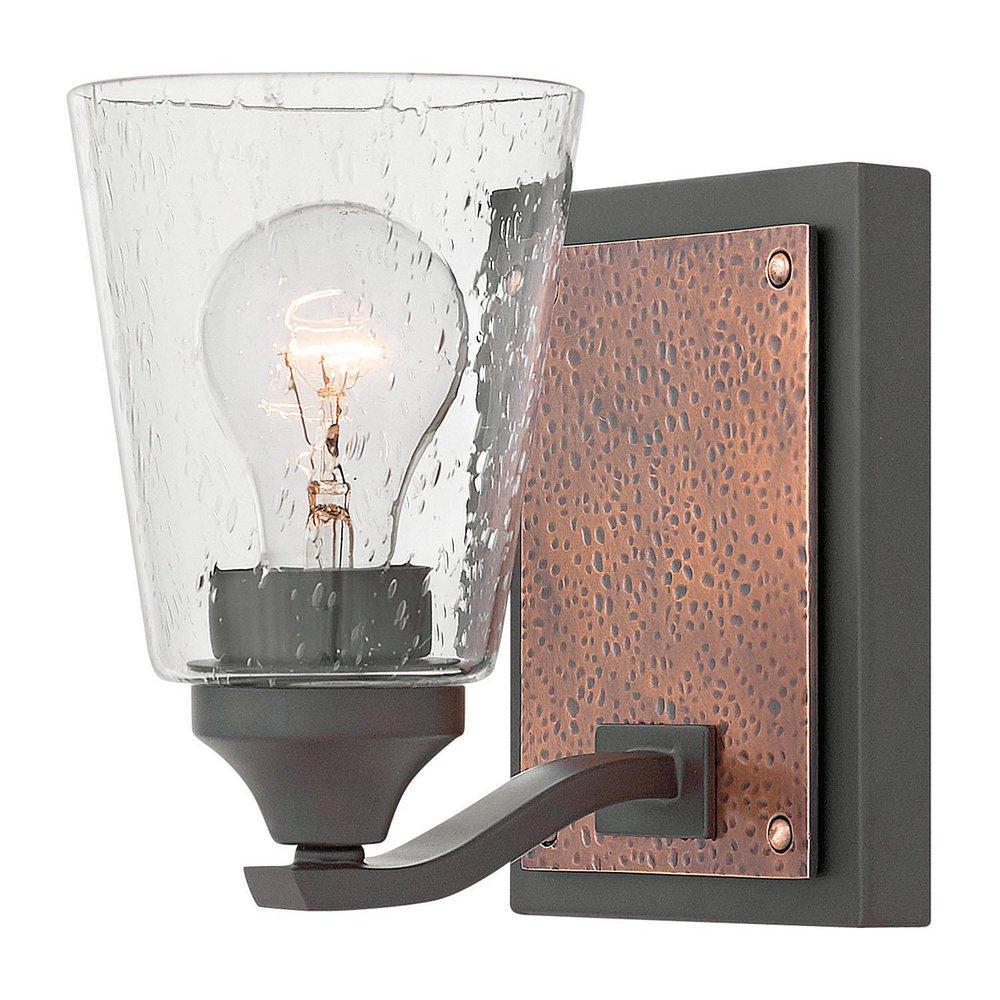 Hinkley Buckeye Bronze 5 x 7-3/10 in. 100W 1-Light Medium E-26 Wall Sconce 