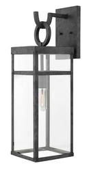 Hinkley Aged Zinc 25 in. 100W 1-Light Outdoor Wall Lantern 