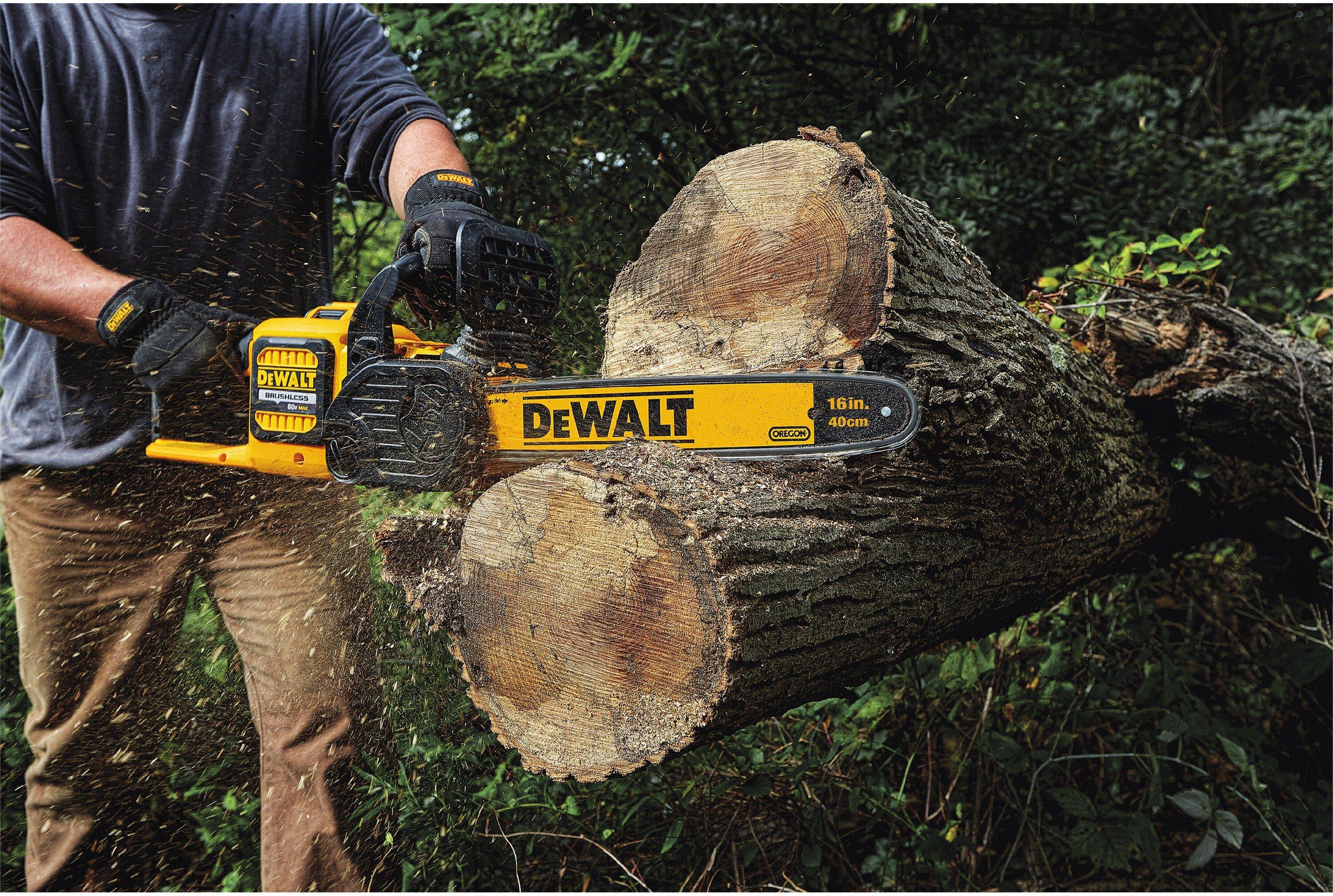 DEWALT Yellow Lithium-Ion Brushless Chainsaw 