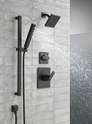 Delta Faucet Matte Black 1/2 in. FNPT x MNPSM Solid Brass Elbow 