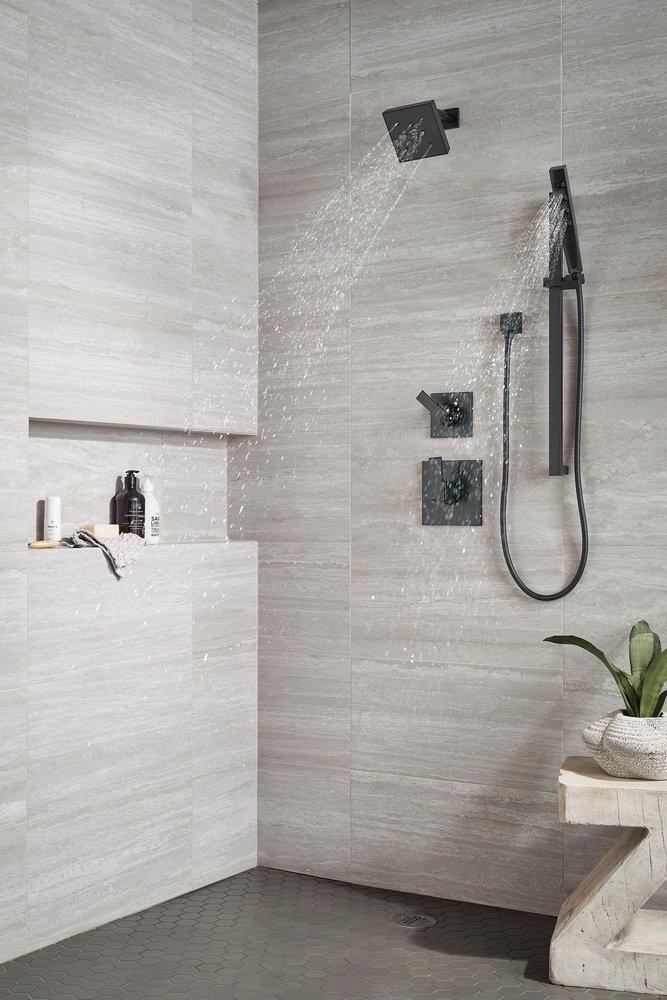 Delta Faucet Matte Black 1/2 in. FNPT x MNPSM Solid Brass Elbow 