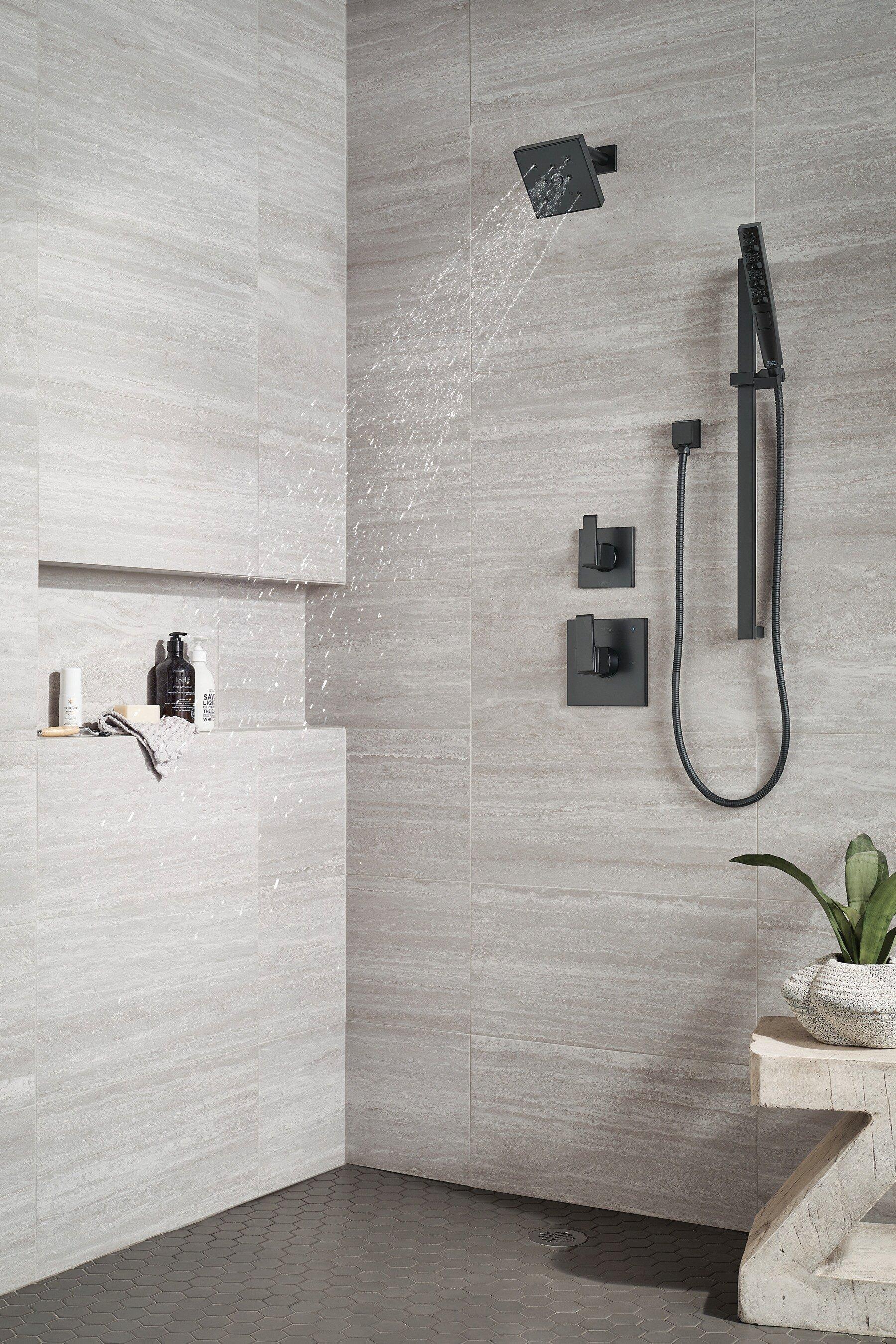 Delta Faucet Matte Black 1/2 in. FNPT x MNPSM Solid Brass Elbow 