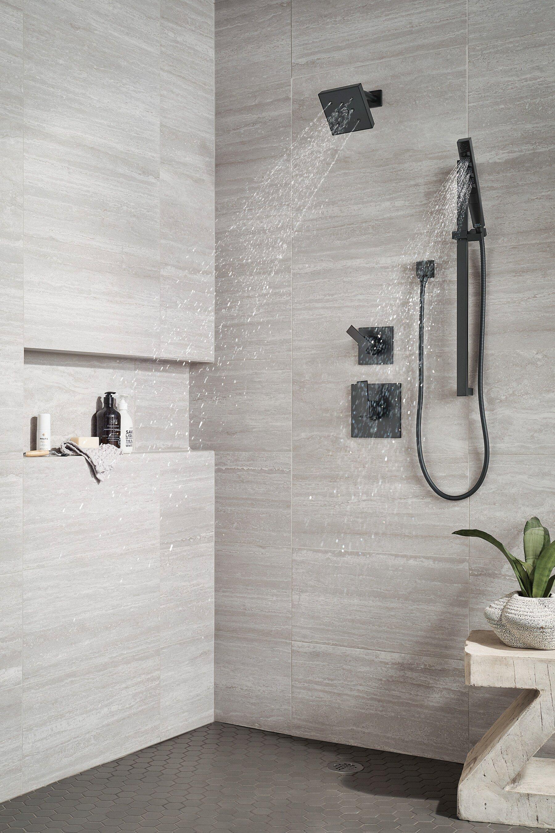 Delta Faucet Matte Black 1/2 in. FNPT x MNPSM Solid Brass Elbow 