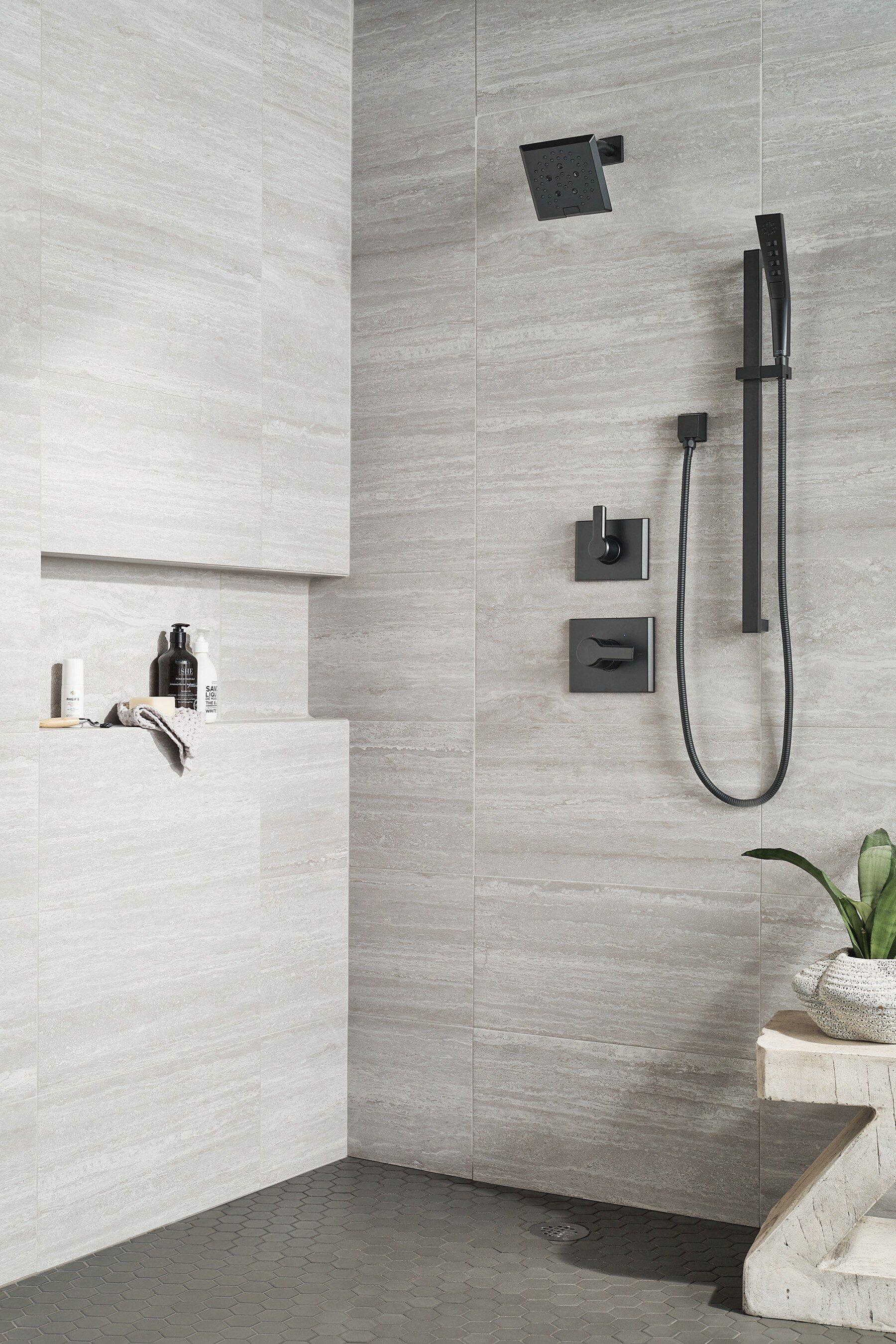 Delta Faucet Matte Black 1/2 in. FNPT x MNPSM Solid Brass Elbow 
