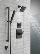 Delta Faucet Matte Black 1/2 in. FNPT x MNPSM Solid Brass Elbow 