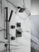 Delta Faucet Matte Black 1/2 in. FNPT x MNPSM Solid Brass Elbow 