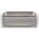 Linkasink Satin Stainless Steel 30 x 20 in. Stainless Steel Single Bowl Farmhouse Kitchen Sink 