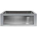 Linkasink Satin Stainless Steel 30 x 20 in. Stainless Steel Single Bowl Farmhouse Kitchen Sink 