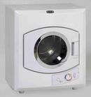 2.6 cf 2-Cycle Electric Front Load Dryer in White