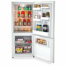 23-3/4 in. 7.1 cu. ft. Bottom Mount Freezer Refrigerator in White
