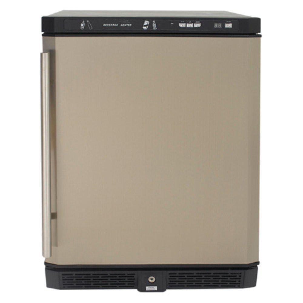 Avanti Stainless Steel 23-1/2 in. 5.1 cf Freestanding Beverage Center with Reversible Hinge 