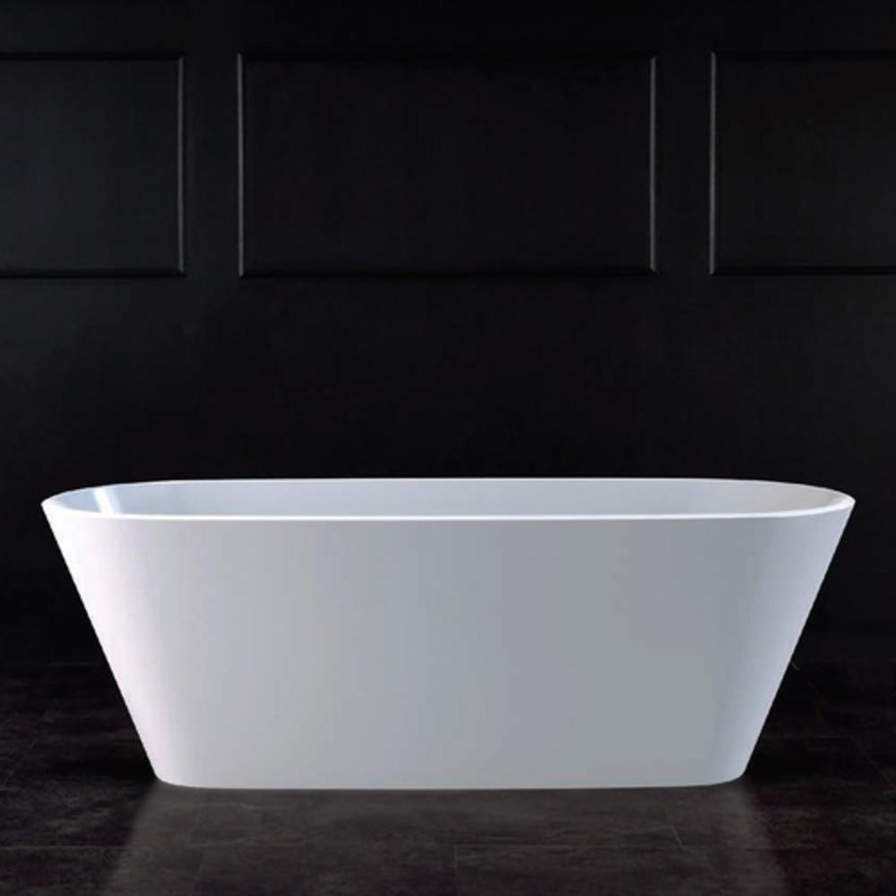 Victoria+Albert&reg; Englishcast&trade; White 65 x 28-5/8 in. Freestanding Bathtub with Center Drain 