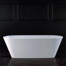 65 x 28-5/8 in. Freestanding Bathtub with Center Drain in Englishcast™ White