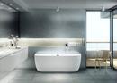 68-7/8 x 33-1/2 in. Freestanding Bathtub Center Drain in Englishcast™ White