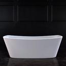 65 x 27-7/8 in. Freestanding Bathtub in Englishcast White
