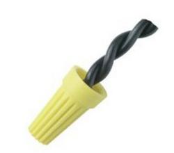 Wire Connector in Yellow (100 per Box)