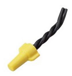 Wing Nut Wire Connector in Yellow (100 per Box)