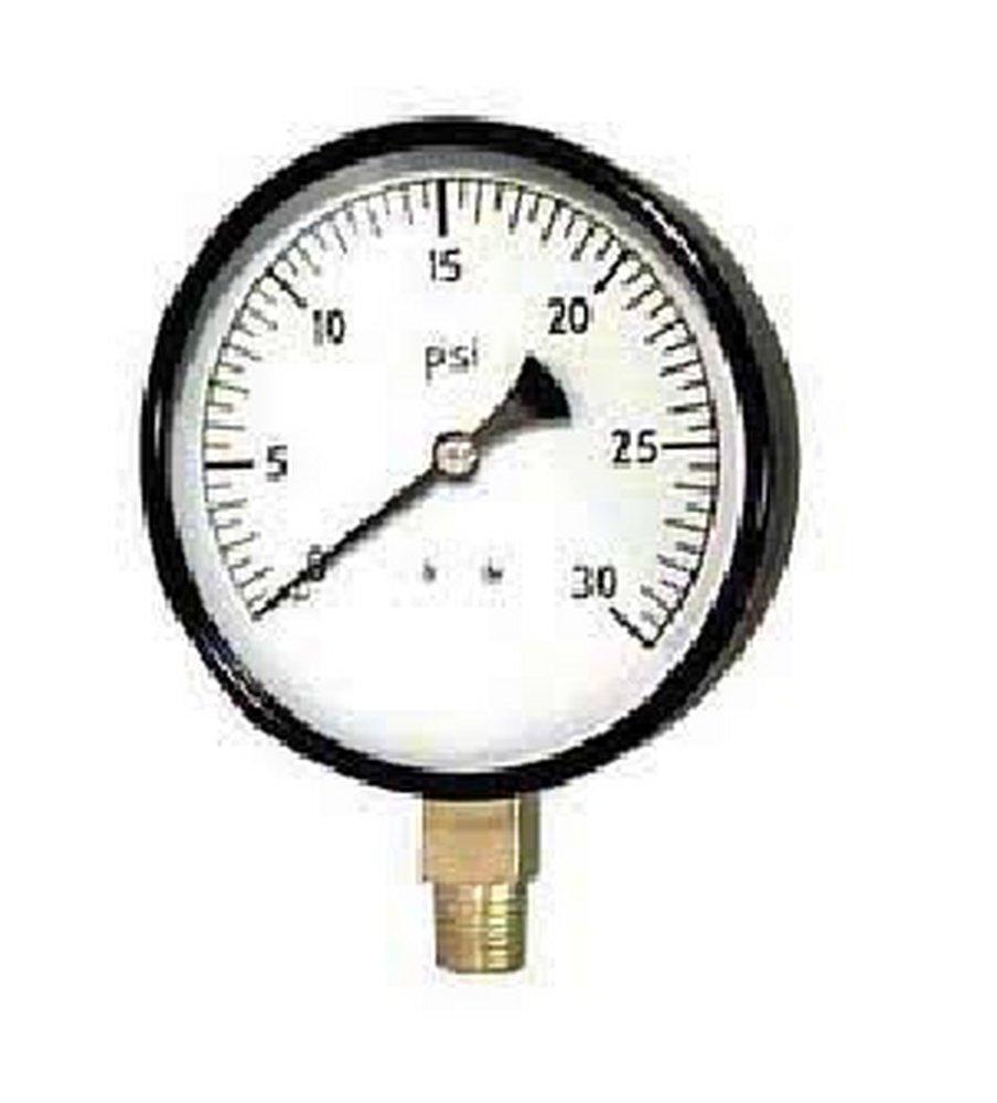 Wal-Rich Black 2-1/2 in. General Purpose Pressure Gauge 