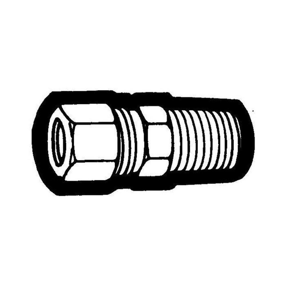 Holyoke Fittings OD Tube x MPT Brass Compression Adapter 