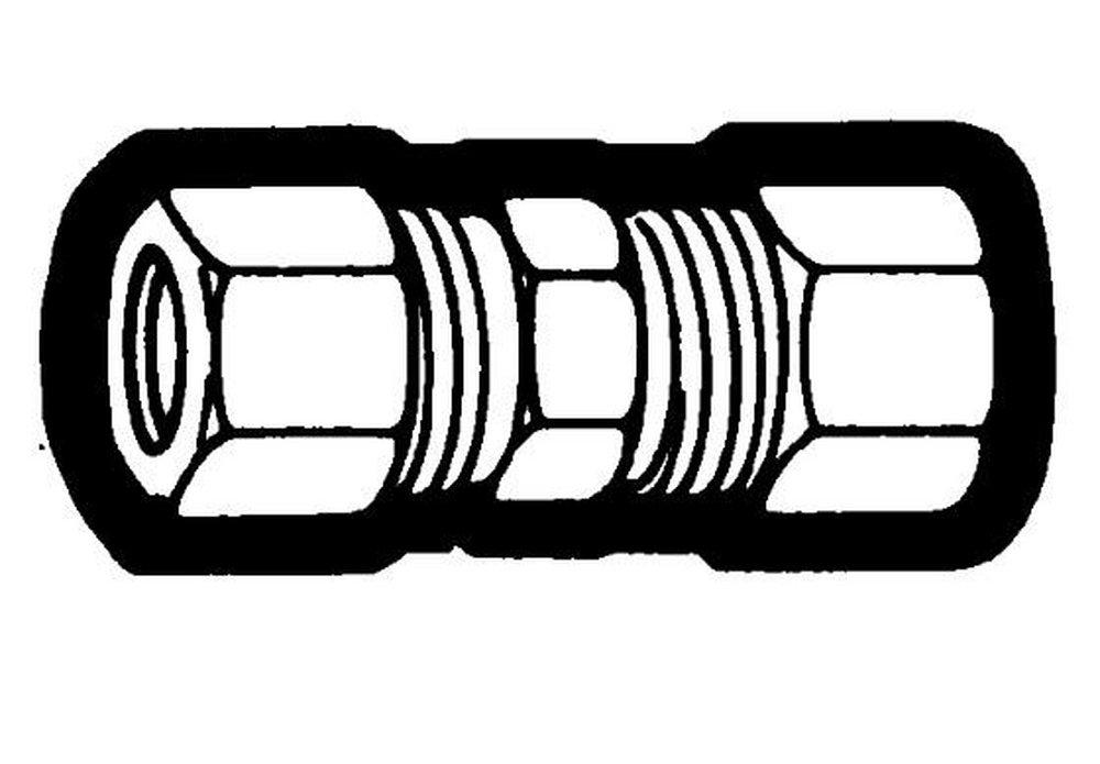 Holyoke Fittings OD Tube x OD Compression Brass Union 