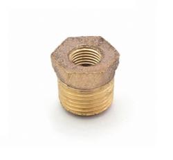 1/4 x 1/8 in. MPT x FPT 125# Brass Reducing Hex Bushing