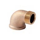 MNPT x FNPT 125# Schedule 40 Standard Global Brass 45 Degree Street Elbow 