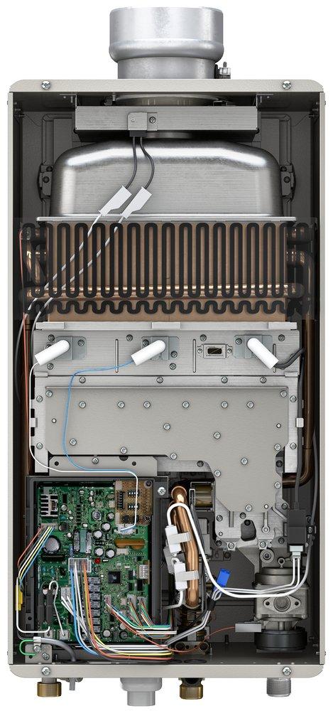 199 MBH Indoor Non-Condensing Natural Gas Tankless Water Heater | Rheem |  Ferguson