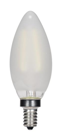 3.5W C11 Dimmable LED Light Bulb with Candelabra Base