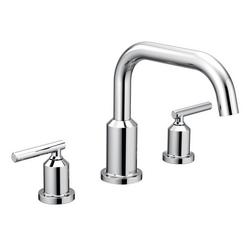 Two Handle Roman Tub Faucet in Polished Chrome (Trim Only)