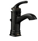 Moen Mediterranean Bronze Single Handle Monoblock Bathroom Sink Faucet 