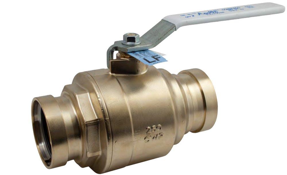 Apollo&reg; Press Brass Forged Brass Full Port Press Ball Valve 