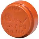 1 in. Grooved 365 psi Orange Enamel Ductile Iron Cap