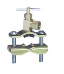 Supco Copper Hydronic Line Tap Valve Compression Brass 