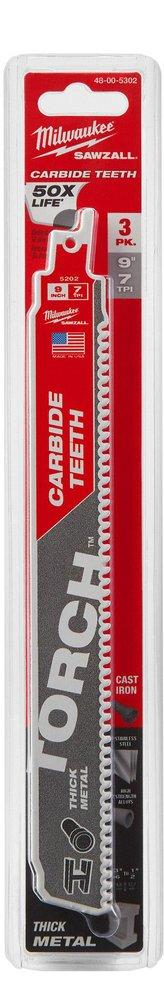 Milwaukee&reg; Silver 7 TPI Sawzall Blade 3 Pack 