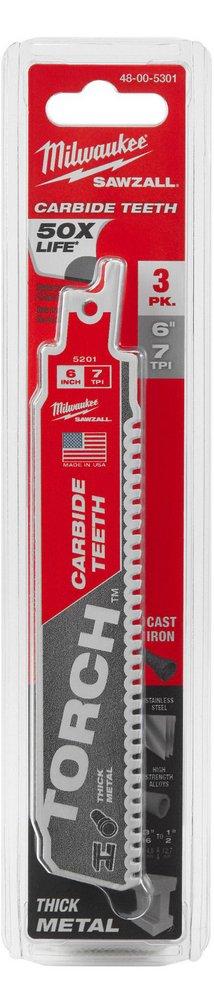 Milwaukee&reg; Silver 7 TPI Sawzall Blade 3 Pack 