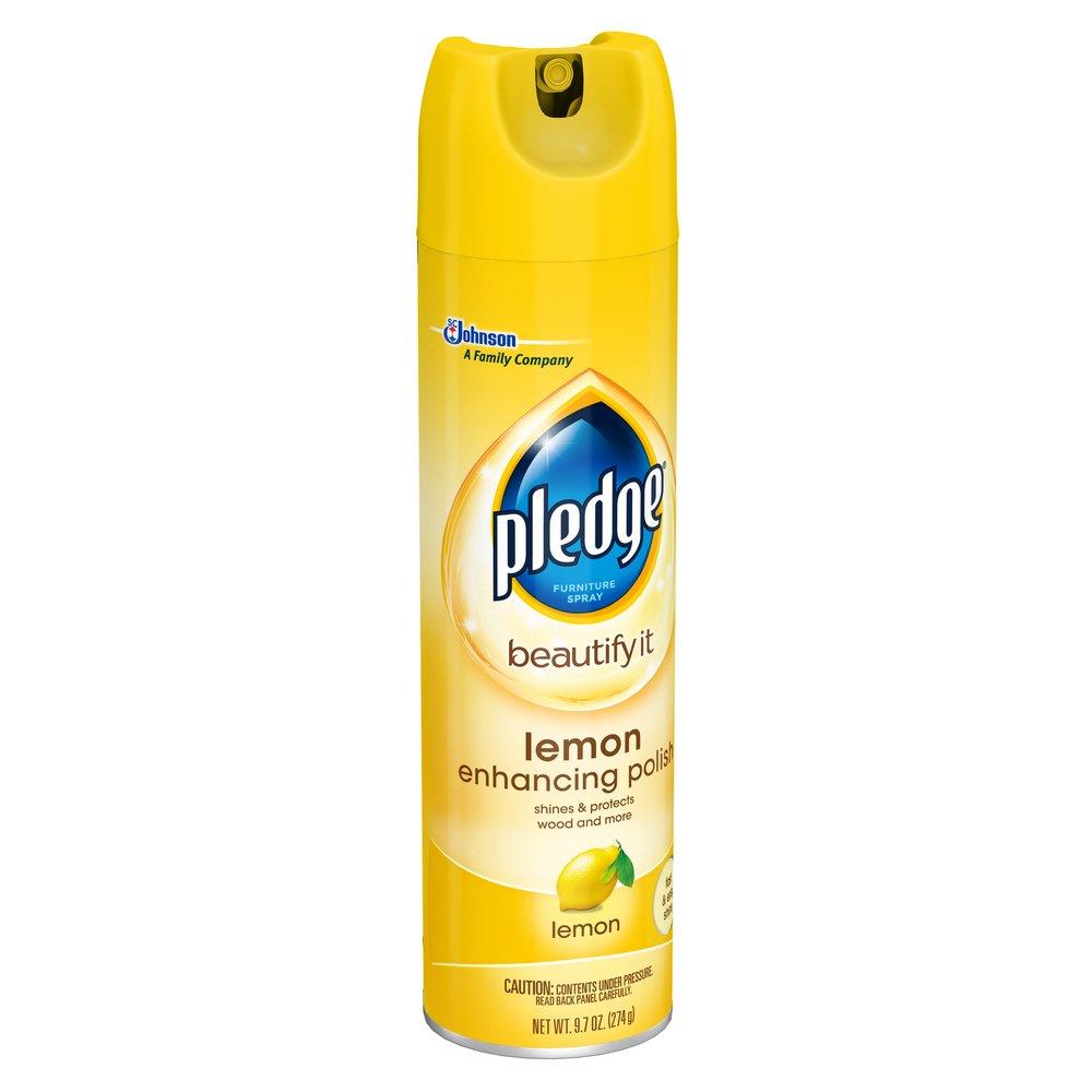 Pledge White Lemon Scent Furniture Spray 