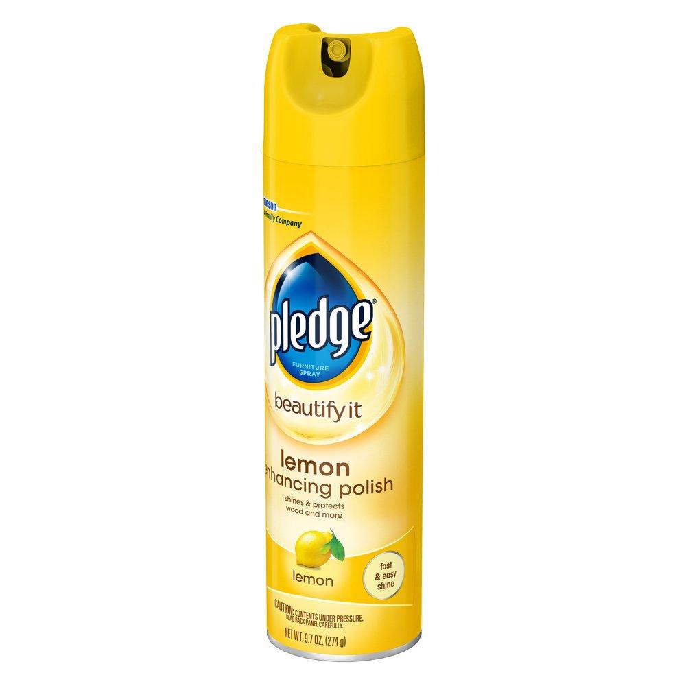 Pledge White Lemon Scent Furniture Spray 