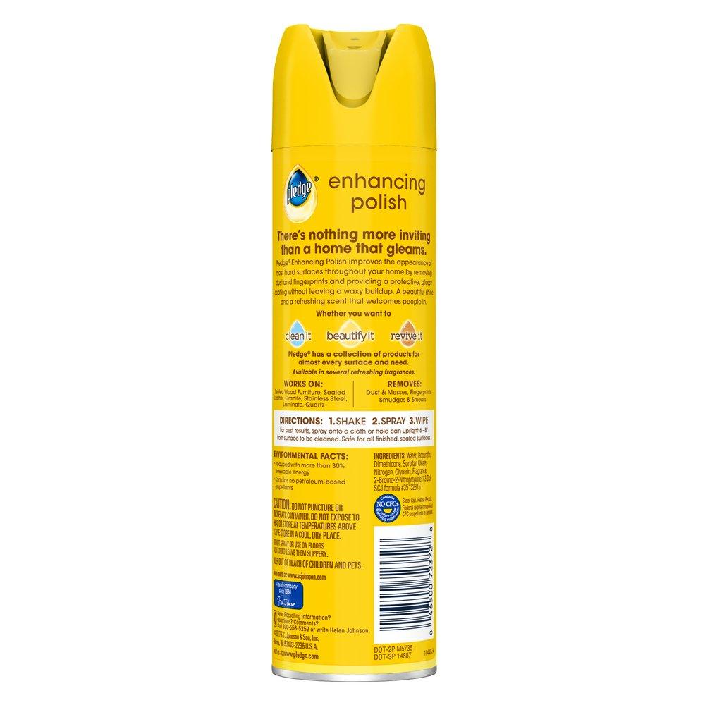 Pledge White Lemon Scent Furniture Spray 