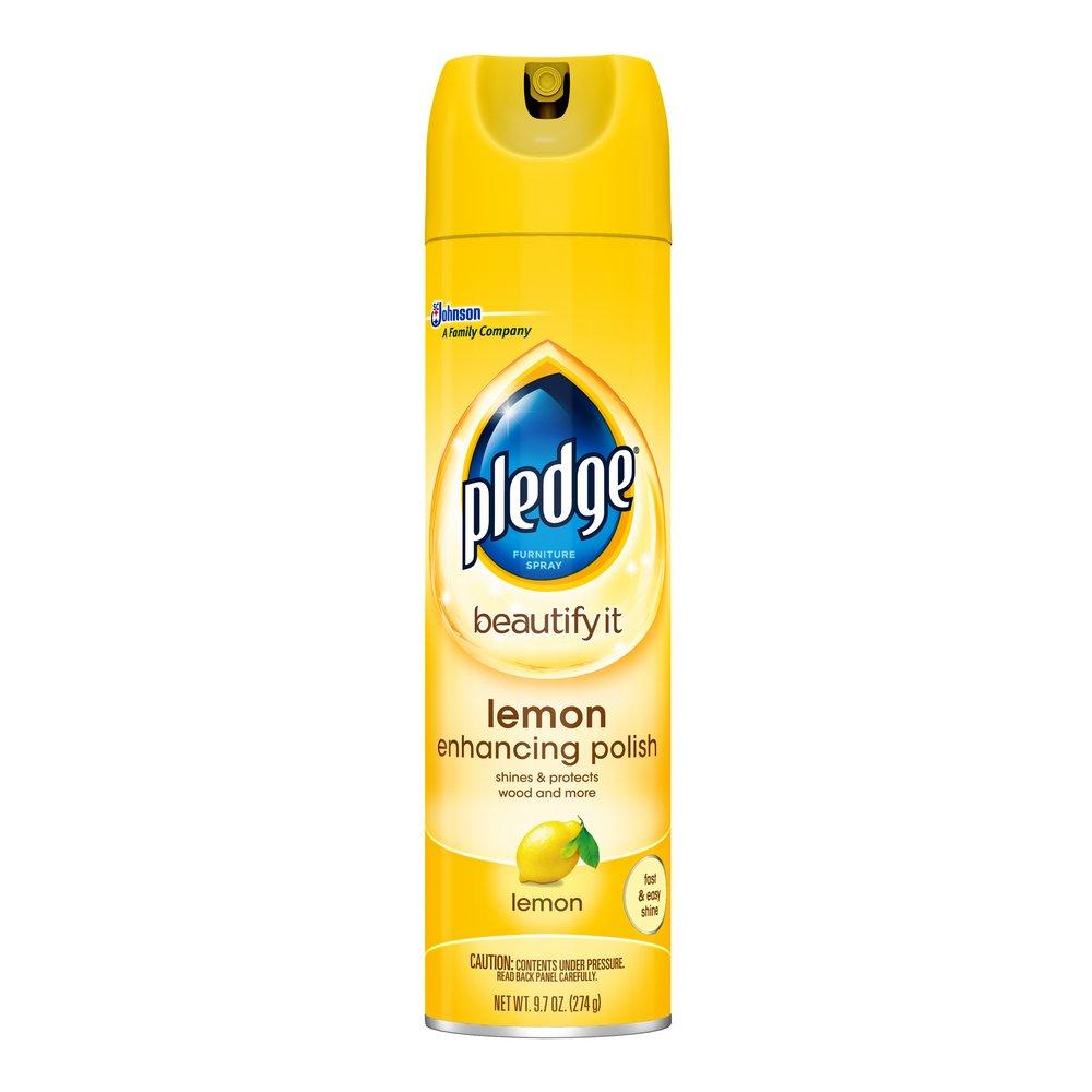 Pledge White Lemon Scent Furniture Spray 