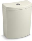 1.1 gpf/1.6 gpf Dual Flush Toilet Tank in Biscuit