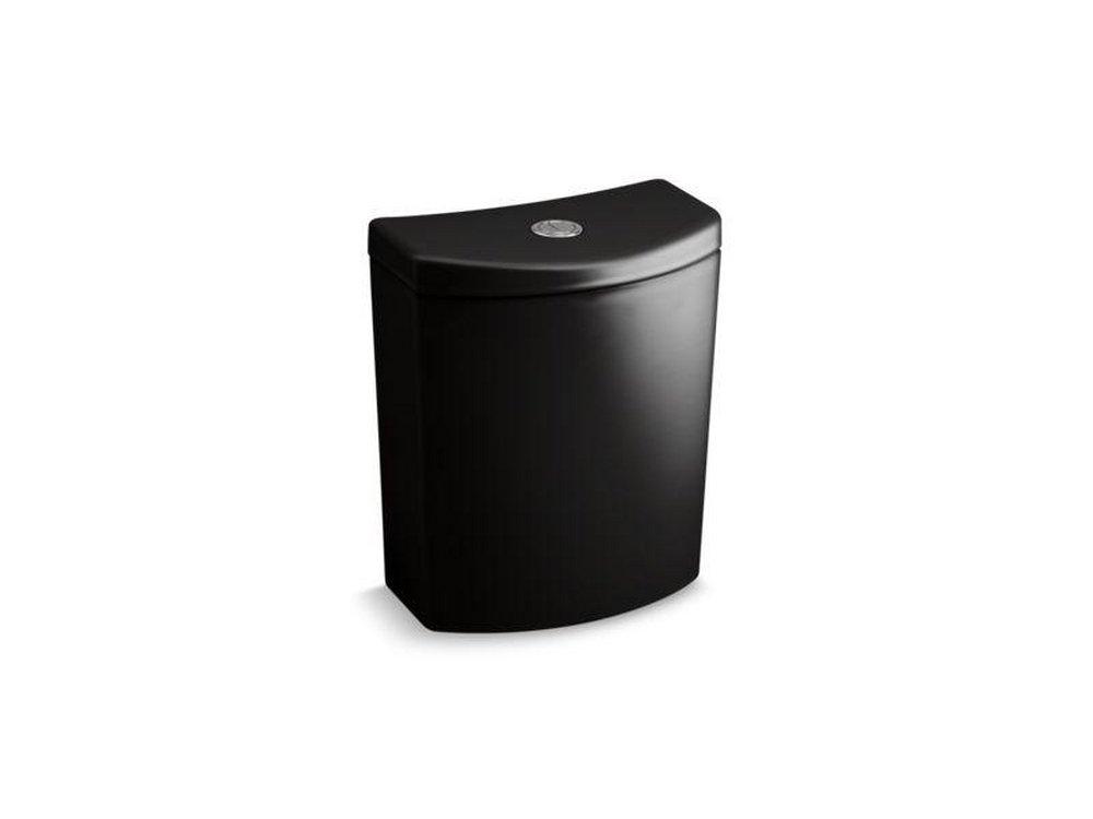 KOHLER Black Black&trade; 1.6 gpf Toilet Tank with Dual Flush Technology 