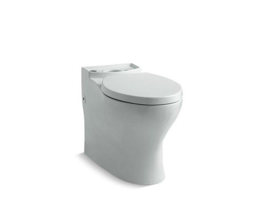 KOHLER Ice&trade; Grey Elongated Comfort Height Toilet Bowl 