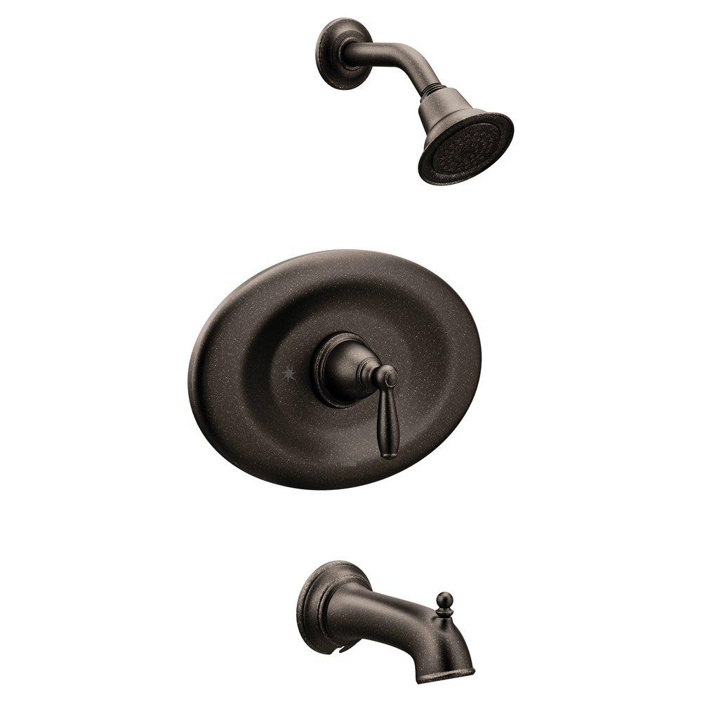 Moen Oil Rubbed Bronze Single Handle Single Function Bathtub & Shower Faucet (Trim Only) 