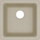 Elkay Bisque 15-3/4 x 15-3/4 in. Drop-in and Undermount Quartz Bar Sink 